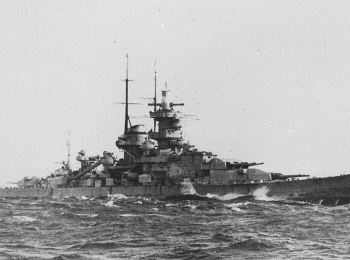 Nameplate Gneisenau 3d printed Scharnhorst-class battleship Gneisenau.