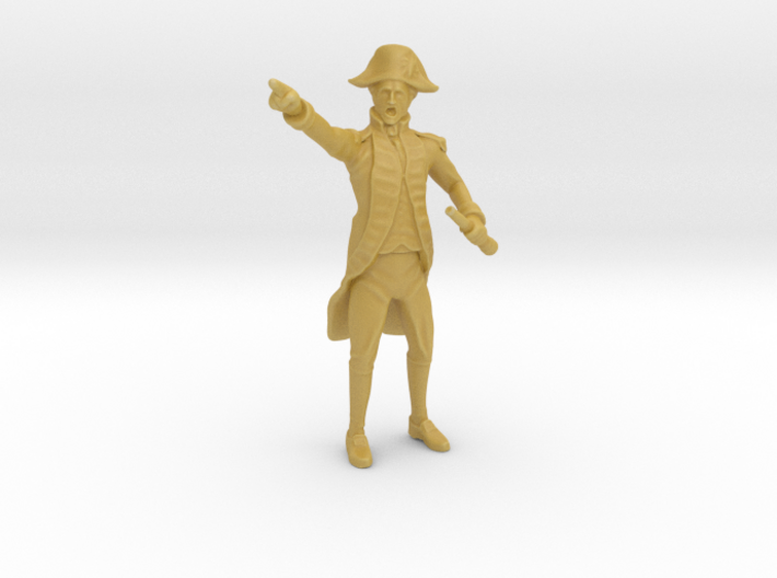 BRIT ADMIRAL 1744-1715 1/72 3d printed unpainted acrylic