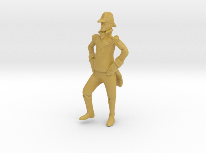 US OFFICER 1790-1820 1/72 3d printed unpainted acrylic