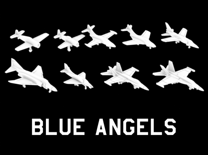 Blue Angels (Collection) 3d printed