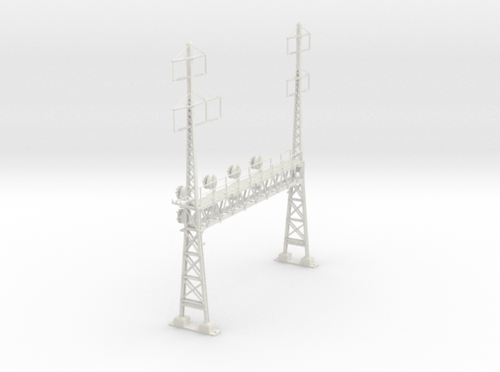 CATENARY PRR LATTICE SIG 4 TRACK 2-3PHASE N SCALE 3d printed
