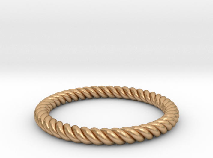 Rope Ring 3d printed