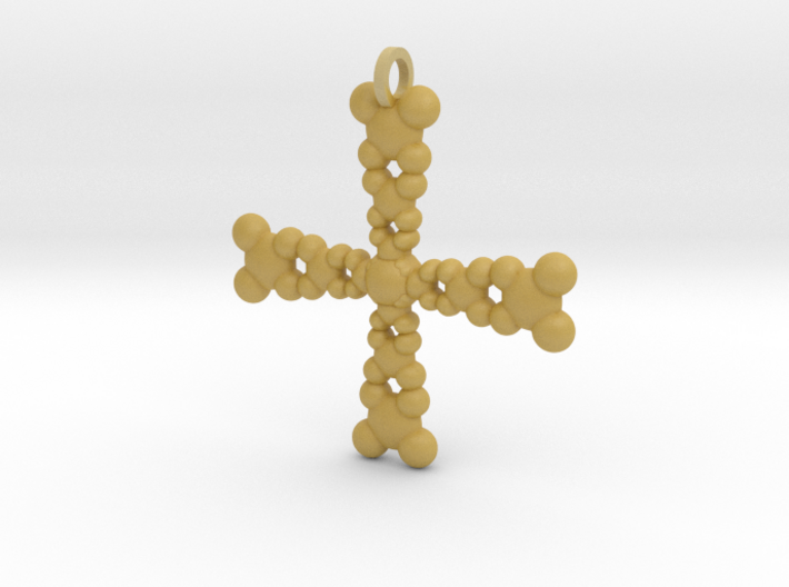 Cross Pendant 3d printed