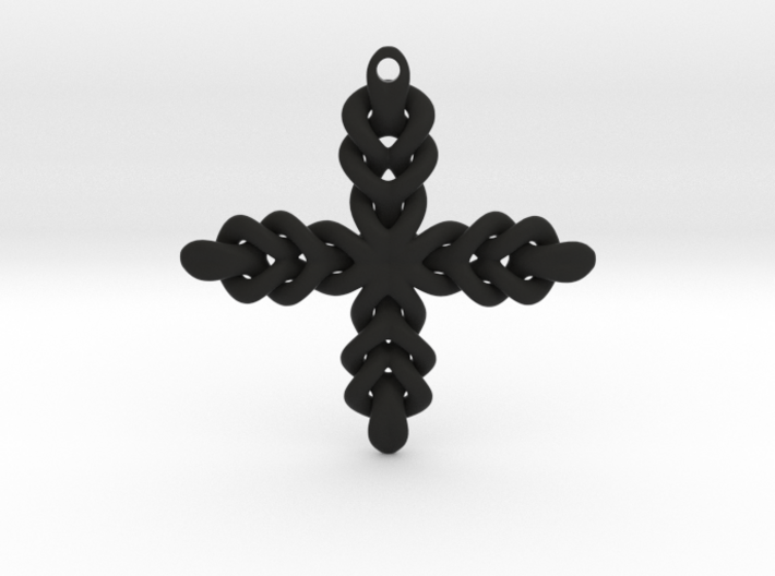 Knot Cross 3d printed