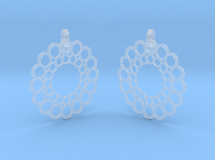 Rings Earrings 3d printed