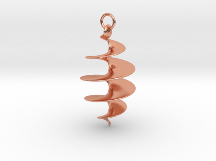 Spiral Pendant 3d printed