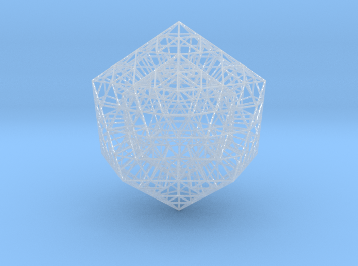 Sierpinski Icosahedral Prism 3d printed