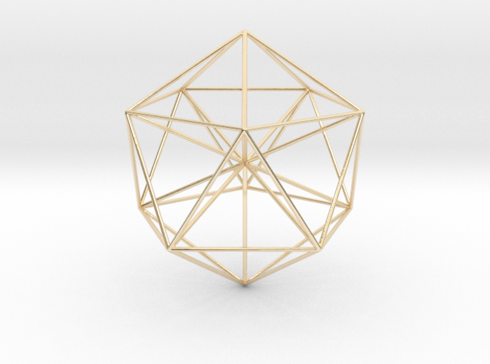 Icosahedral Pyramid 3d printed