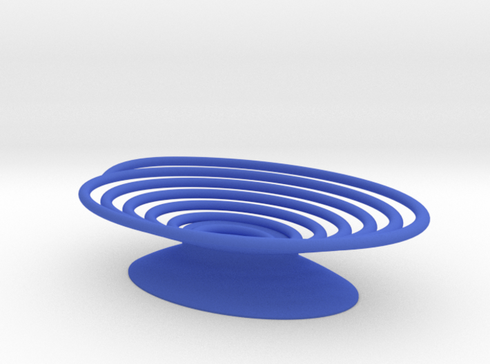 Spiral Soap Dish 3d printed