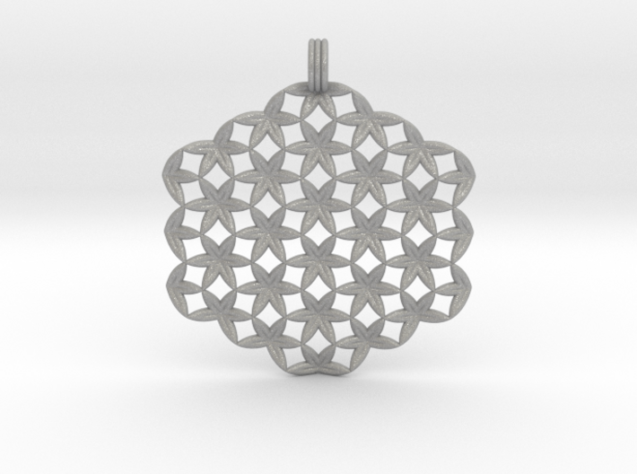 Flowers Pendant 3d printed