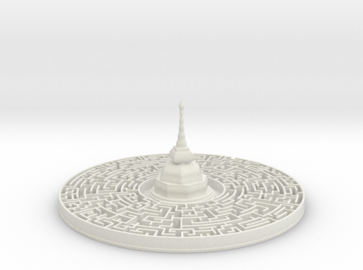 Maze Pagoda 3d printed