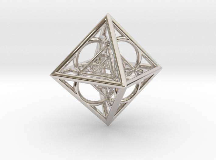 Nested octahedron 3d printed