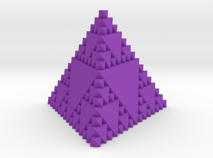 Inverse Sierpinski Tetrahedron Level 3 3d printed