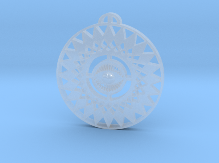 Nettle Hill Warwickshire Crop Circle Pendant 3d printed