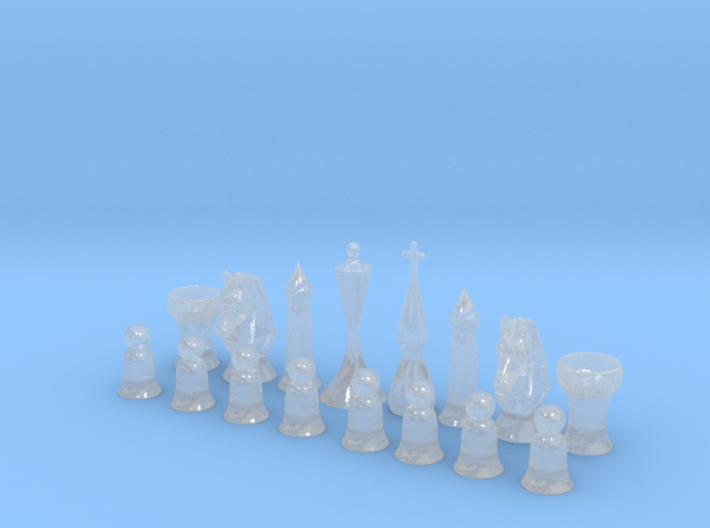 October Chess Set Redux 3d printed