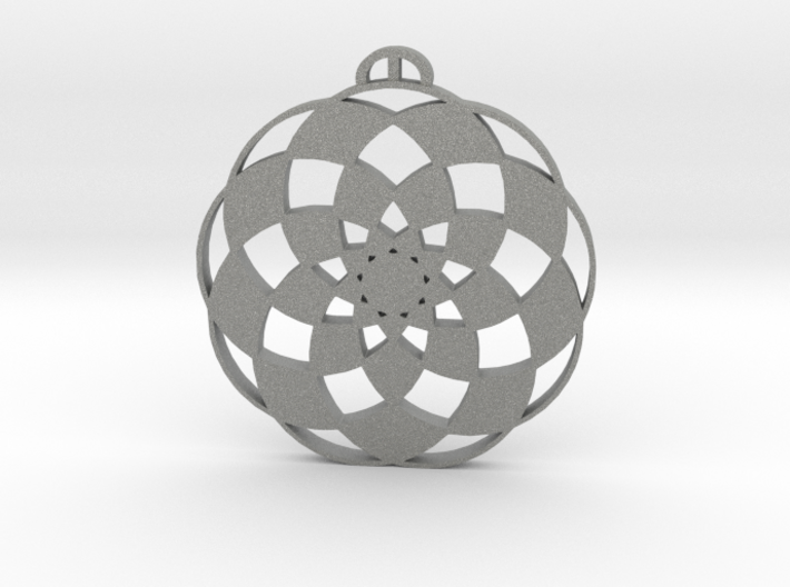 Rollright Stones Oxfordshire Crop Circle Pendant 3d printed