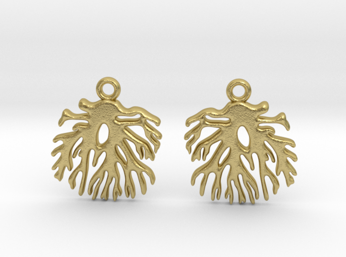 Coral_earrings 3d printed