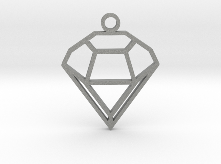 Diamond_Pendant 3d printed