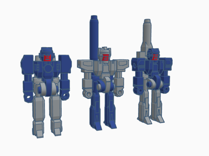 Aimless Blowpipe Caliburst RoGunners 3d printed Aimless, Blowpipe and Caliburst