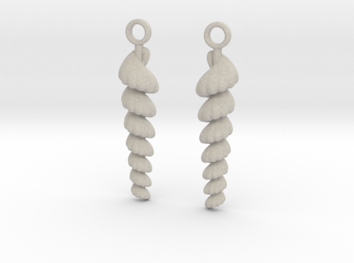 shelly earrings 3d printed