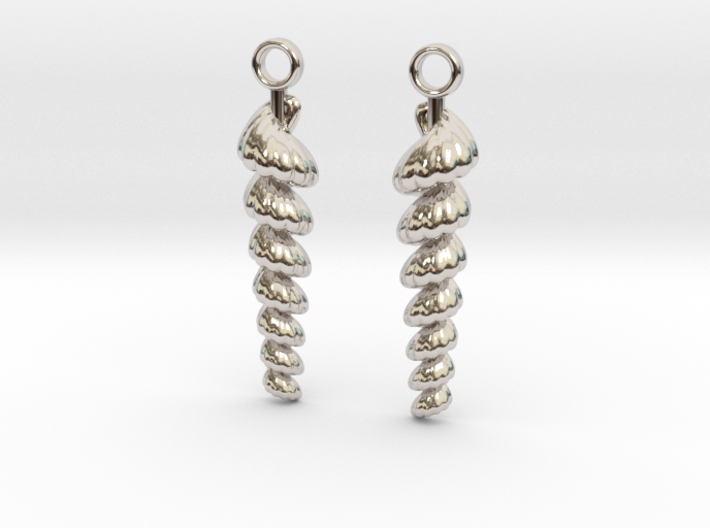 shelly earrings 3d printed