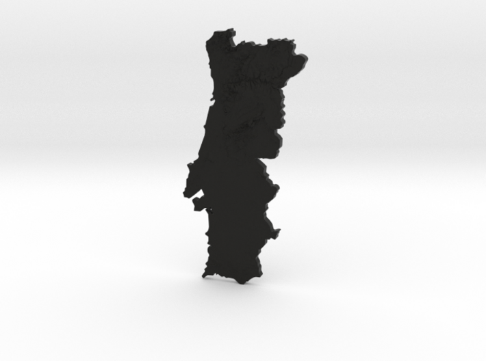 Portugal Heightmap 3d printed