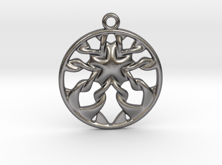 Roots_Pendant 3d printed
