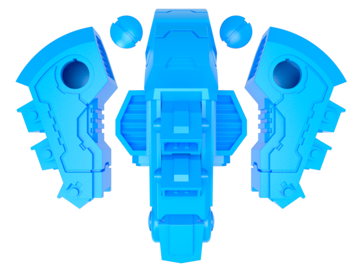 Standard Mech Triple Thrusters - Alpha Style 3d printed