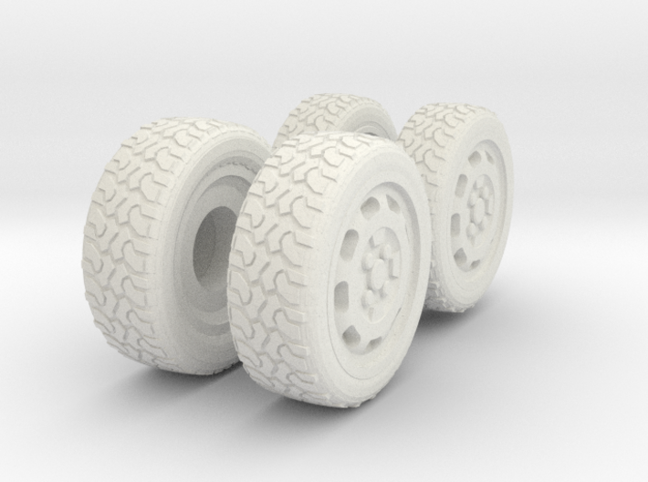Earthrise Prowl Wheels & Tires Combo 3d printed 
