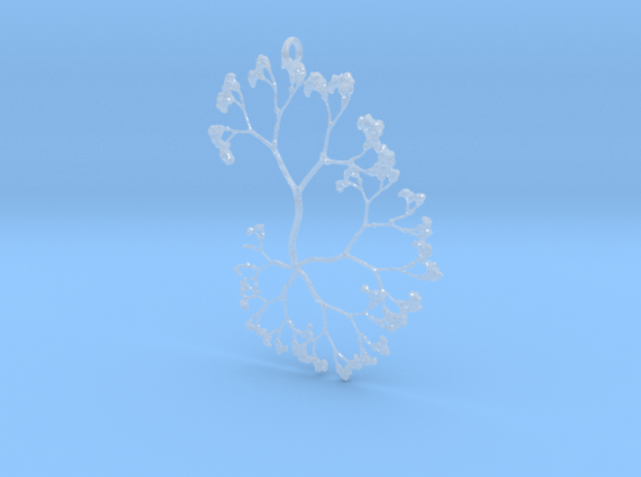Fractal Trees Pendant 3d printed