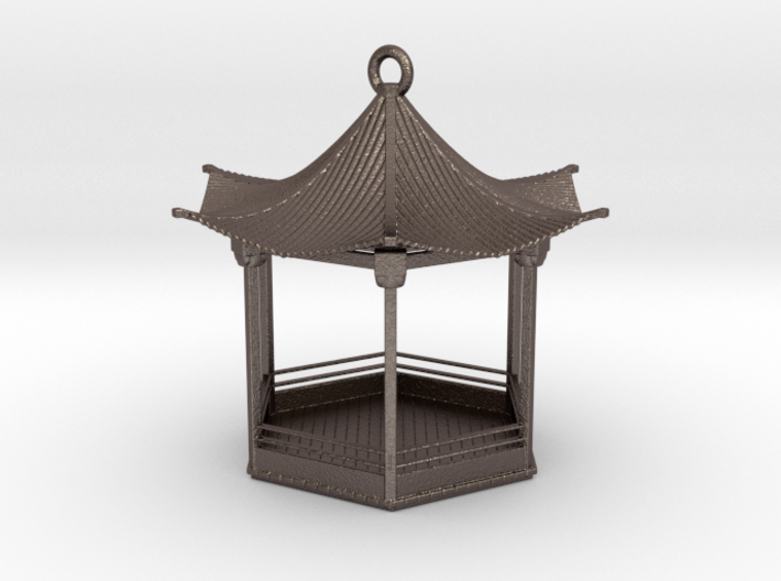 Pagoda Birdfeeder 3d printed
