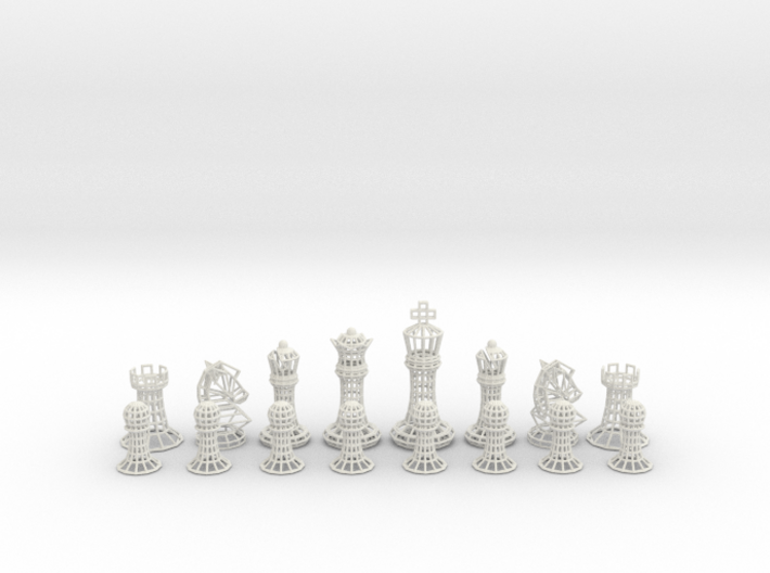Wire Chess 3d printed
