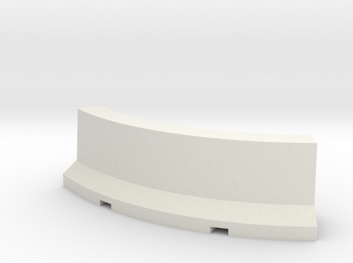 Jersey Barrier Curved 1/43 3d printed