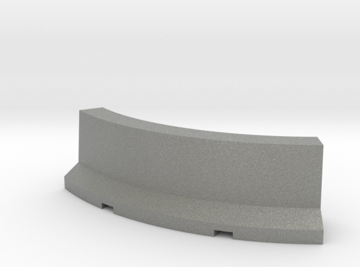 Jersey Barrier Curved 1/72 3d printed