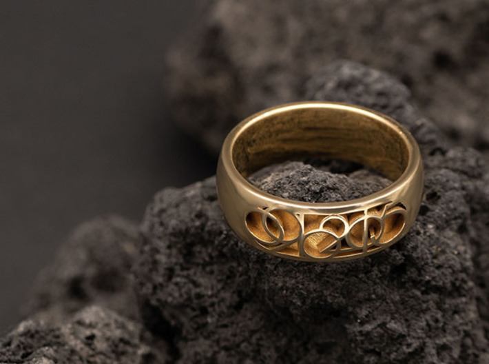 "The Day" Ring 3d printed 