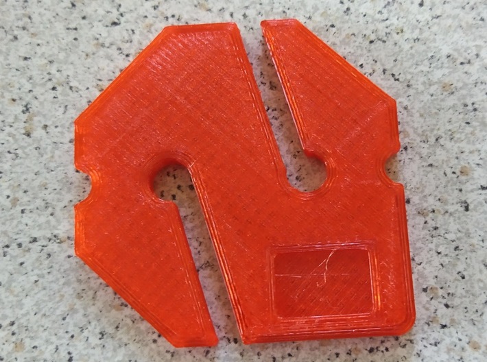 Cave Diving Cookie Octagonal with One Point 3d printed 