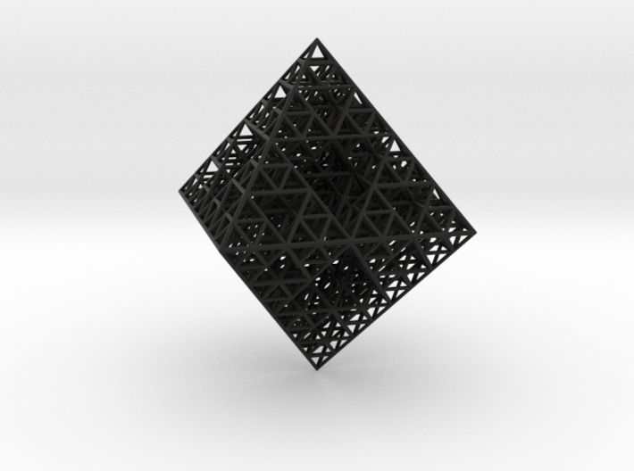 Wire Sierpinski Octahedron 3d printed