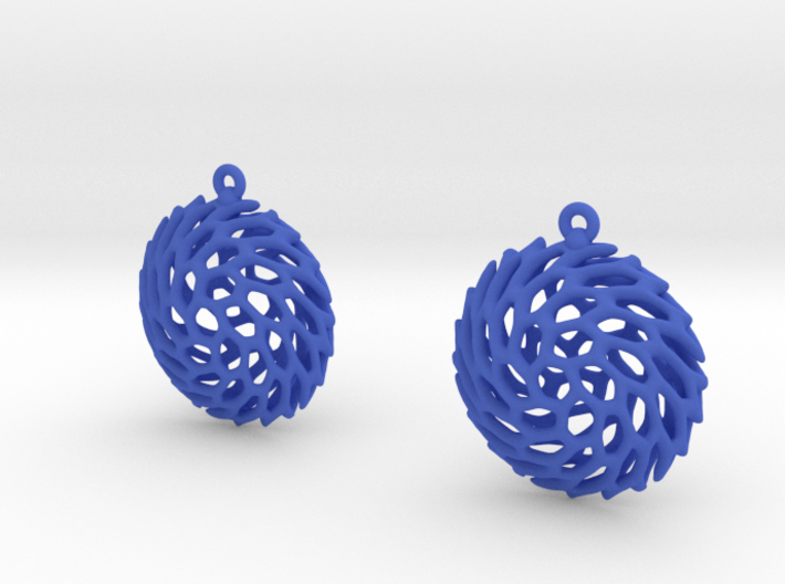 Earrings Hueso 2215 3d printed