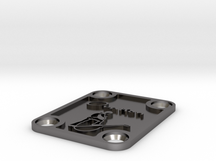 Ovation Neck Plate W/ Ovation Logo 3d printed