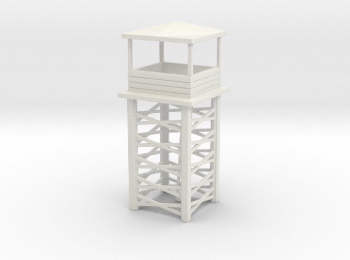 Wooden Watch Tower 1/56 3d printed