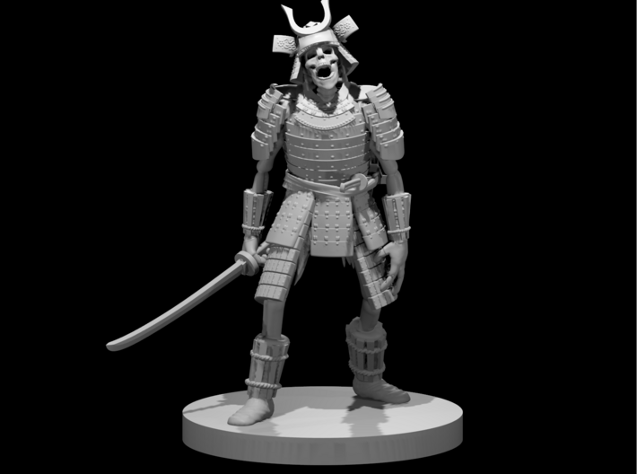 Skeleton Samurai 3d printed