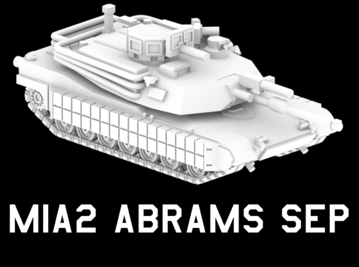 M1A2 Abrams SEP (TUSK) 3d printed