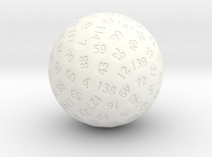 d148 Antipodal Sphere Dice 3d printed