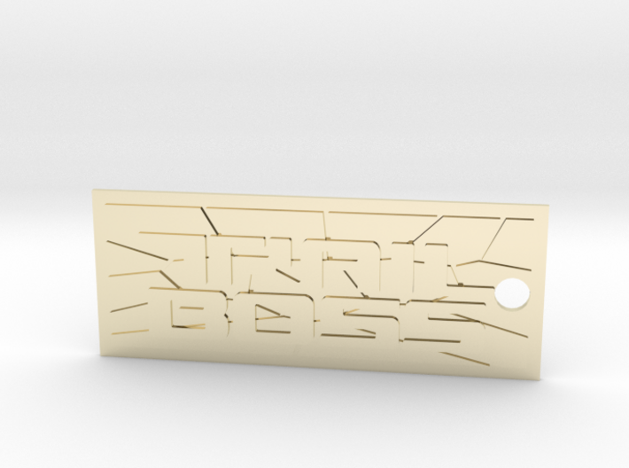 Trail Boss cracked dirt Keychain 3d printed