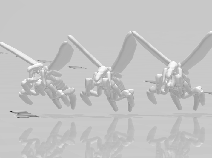 Starship Troopers Hopper Bugs flying 6mm Infantry 3d printed 