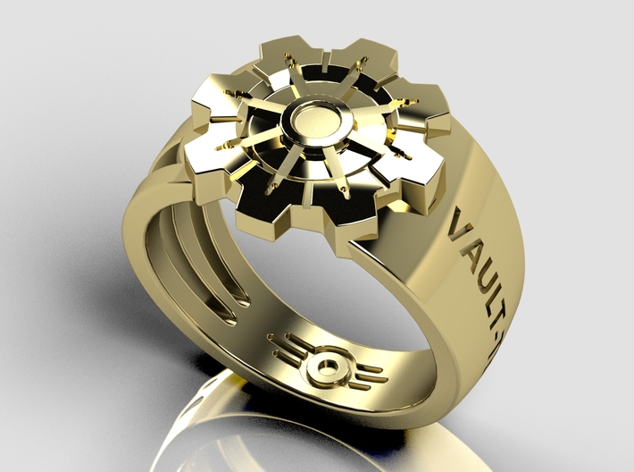 Vault-Tec Ring (Fallout) 3d printed