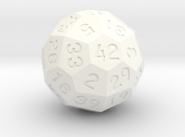 Polyhedral d42 3d printed