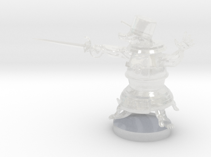 Kobold Fighter Obese with Stove as Armor 3d printed 