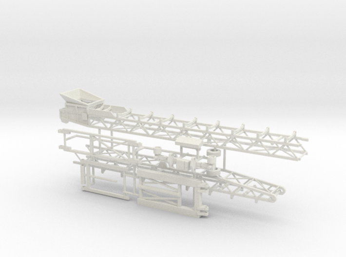 1/50th Radial Conveyor for quarries and gravel 3d printed