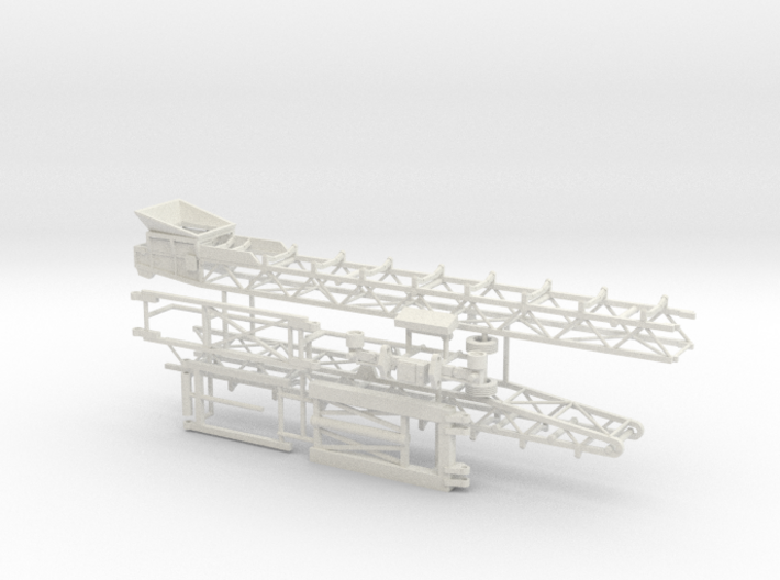 1/64th Radial Conveyor for quarries and gravel 3d printed